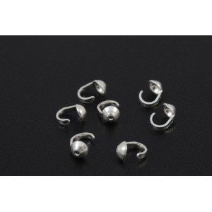 CACHE NOEUD 5X3MM ARGENT STERLING .925